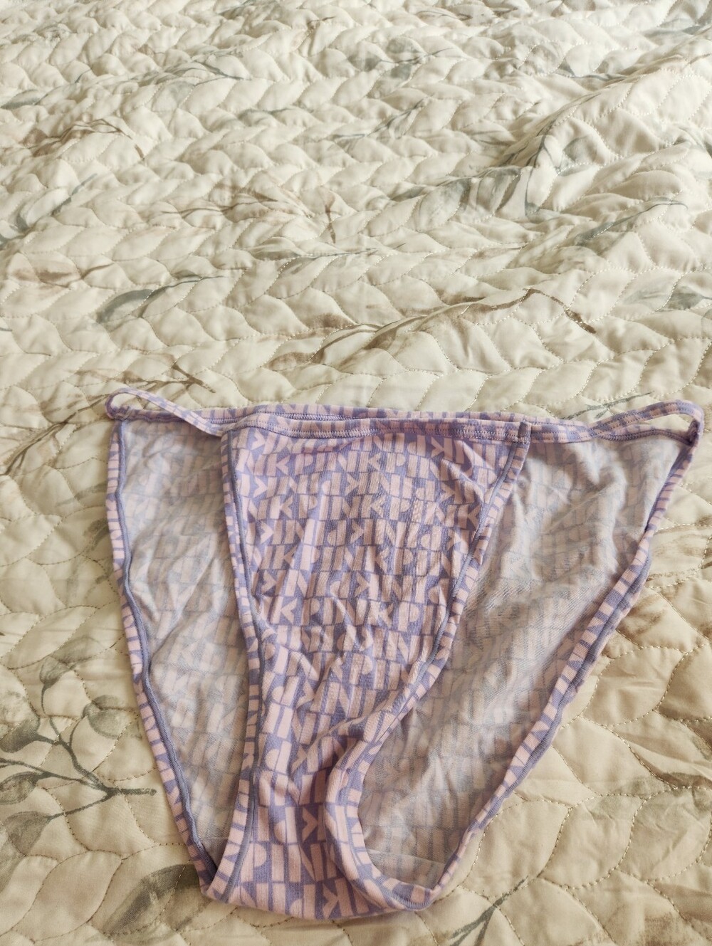 Victoria's Secret Lavender Pink Logo Bikini Panty